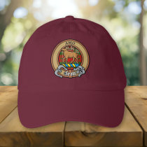 Clan Scott Crest over Red Tartan Hat