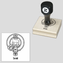 Clan Scott Crest Rubber Stamp