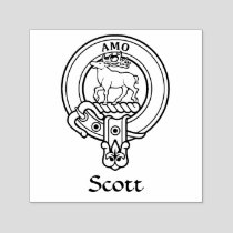 Clan Scott Crest Self-inking Stamp