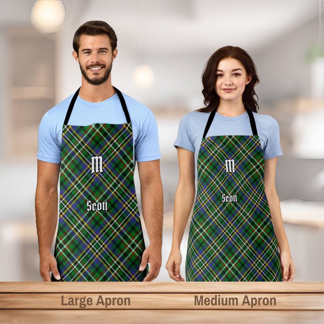 Clan Scott Green Tartan Apron (Creator Uploaded)