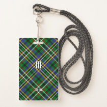 Clan Scott Green Tartan Badge