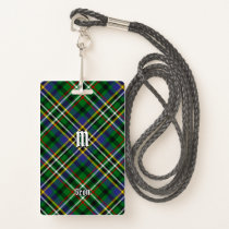Clan Scott Green Tartan Badge
