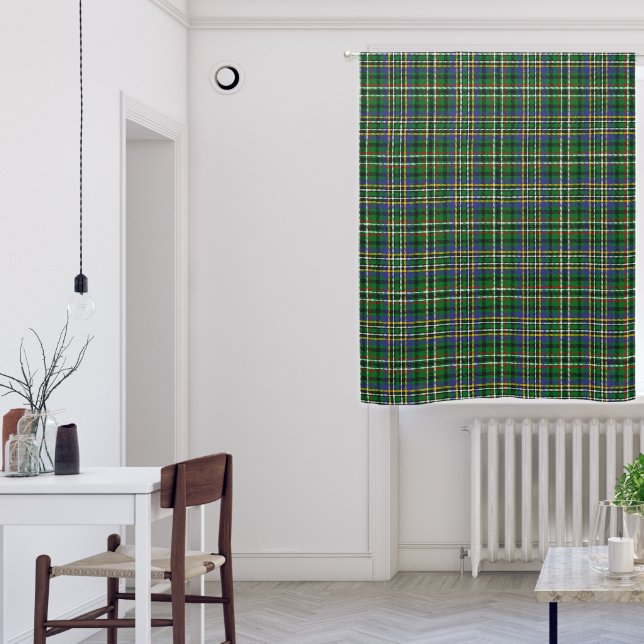 Clan Scott Green Tartan Blackout Curtains (Living Room)