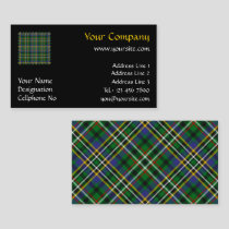Clan Scott Green Tartan Business Card