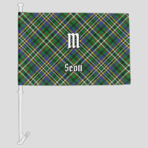 Clan Scott Green Tartan Car Flag