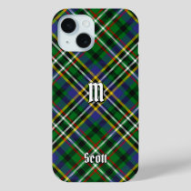 Clan Scott Green Tartan iPhone 15 Case