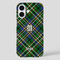Clan Scott Green Tartan iPhone 16 Case