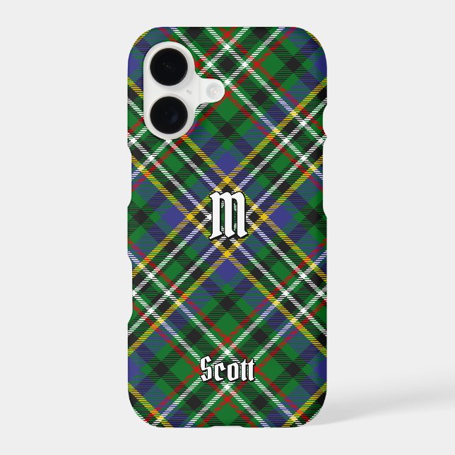 Clan Scott Green Tartan Case-Mate iPhone Case (Back)