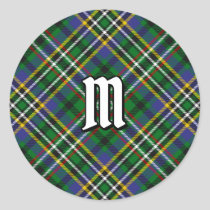 Clan Scott Green Tartan Classic Round Sticker