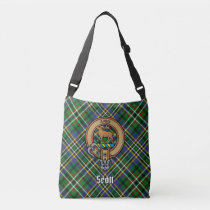 Clan Scott Green Tartan Crossbody Bag