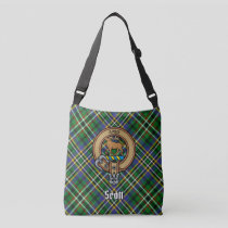 Clan Scott Green Tartan Crossbody Bag