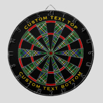 Clan Scott Green Tartan Dart Board