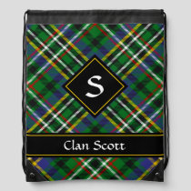 Clan Scott Green Tartan Drawstring Bag
