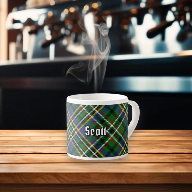 Clan Scott Green Tartan Espresso Cup (Creator Uploaded)