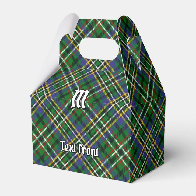 Clan Scott Green Tartan Favor Box (Front Side)