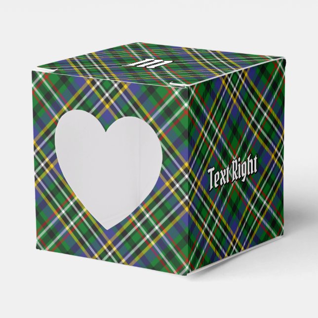 Clan Scott Green Tartan Favor Box (Front Side)