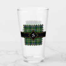 Clan Scott Green Tartan Glass