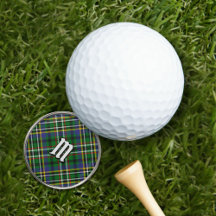 Clan Scott Green Tartan Golf Ball Marker
