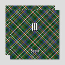 Clan Scott Green Tartan Invitation
