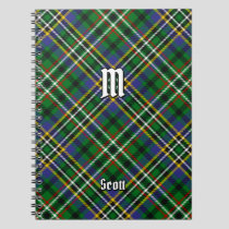 Clan Scott Green Tartan Notebook