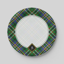 Clan Scott Green Tartan Paper Plates
