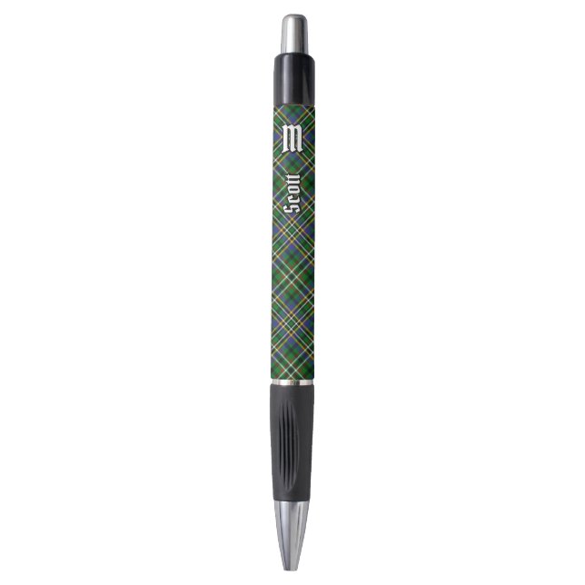 Clan Scott Green Tartan Pen (Front Vertical)