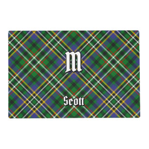 Clan Scott Green Tartan Placemat