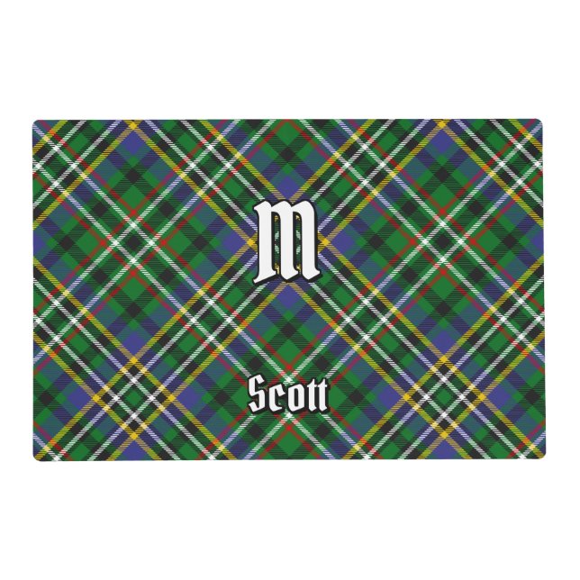 Clan Scott Green Tartan Placemat (Front)