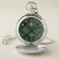 Clan Scott Green Tartan Pocket Watch