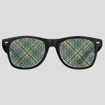 Clan Scott Green Tartan Retro Sunglasses