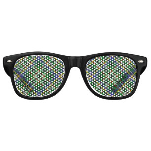 Clan Scott Green Tartan Retro Sunglasses