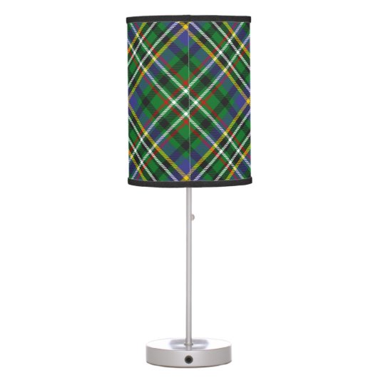 Clan Scott Green Tartan Table Lamp (Back)