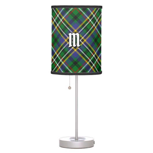 Clan Scott Green Tartan Table Lamp (Right)