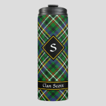 Clan Scott Green Tartan Thermal Tumbler