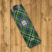 Clan Scott Green Tartan Thermal Tumbler