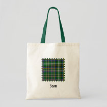 Clan Scott Green Tartan Tote Bag