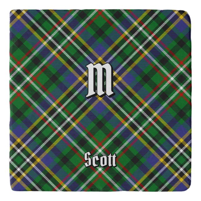 Clan Scott Green Tartan Trivet (Front)