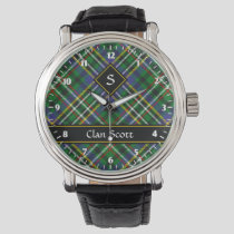 Clan Scott Green Tartan Watch