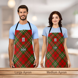 Clan Scott Red Tartan Apron