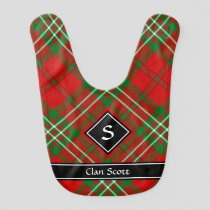 Clan Scott Red Tartan Baby Bib