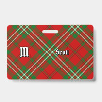 Clan Scott Red Tartan Badge