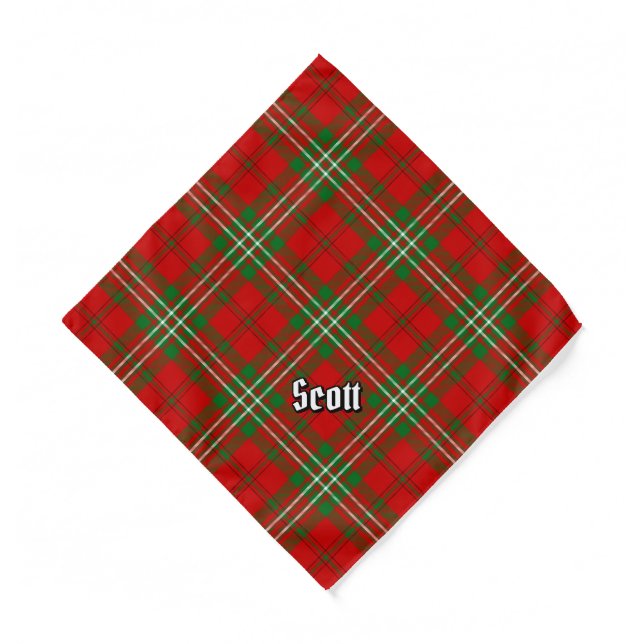 Clan Scott Red Tartan Bandana (Front)