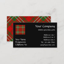 Clan Scott Red Tartan Business Card
