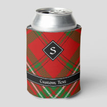 Clan Scott Red Tartan Can Cooler