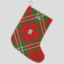 Clan Scott Red Tartan Christmas Stocking
