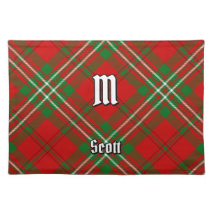 Clan Scott Red Tartan Cloth Placemat