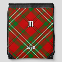 Clan Scott Red Tartan Drawstring Bag