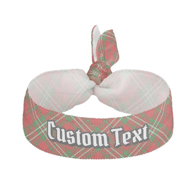 Clan Scott Red Tartan Elastic Hair Tie (Front)