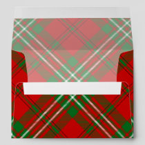 Clan Scott Red Tartan Envelope