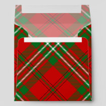 Clan Scott Red Tartan Envelope
